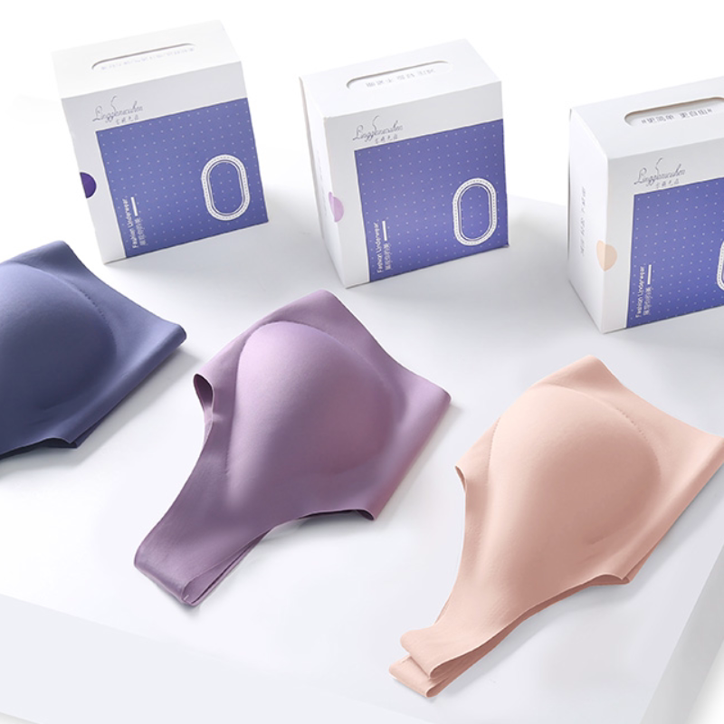 夏季薄款无钢圈无尺码无痕小胸聚拢上托胸罩