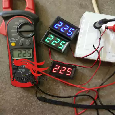 Two-wire AC voltmeter AC220V mains digital digital Digital Display head generator inverter voltage monitoring instrument