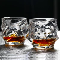 Pha lê không chì pha thủy tinh rượu whisky thủy tinh sáng tạo rượu vang tinh thần các loại ly uống rượu whisky