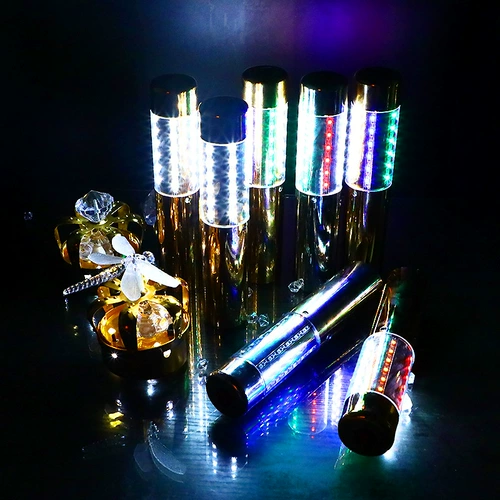 Бар шампанский флэш -флэш -светодиодные светодиодные зарядные лошадь борьба с борьбы с ночью в магазине ktv
