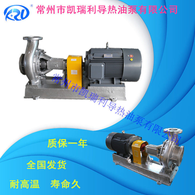 Changzhou hot oil pump WRY125-100-260 90kw circulating heat transfer oil pump high temperature pump Wujin hot oil pump