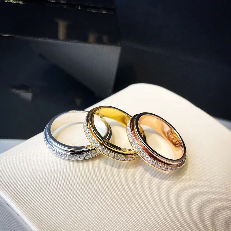 Bague Femme en Alliage argent plaque plaque or - Ref 3087195 Image 10