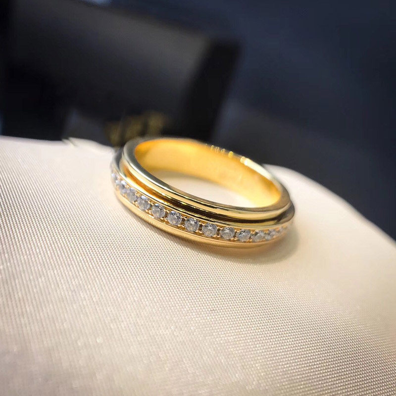 Bague Femme en Alliage argent plaque plaque or - Ref 3087195 Image 17