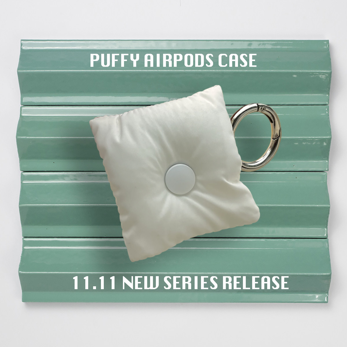 Double 11 new taste fresh price Magira cute hand-charged cotton AirPods headset package puffycase