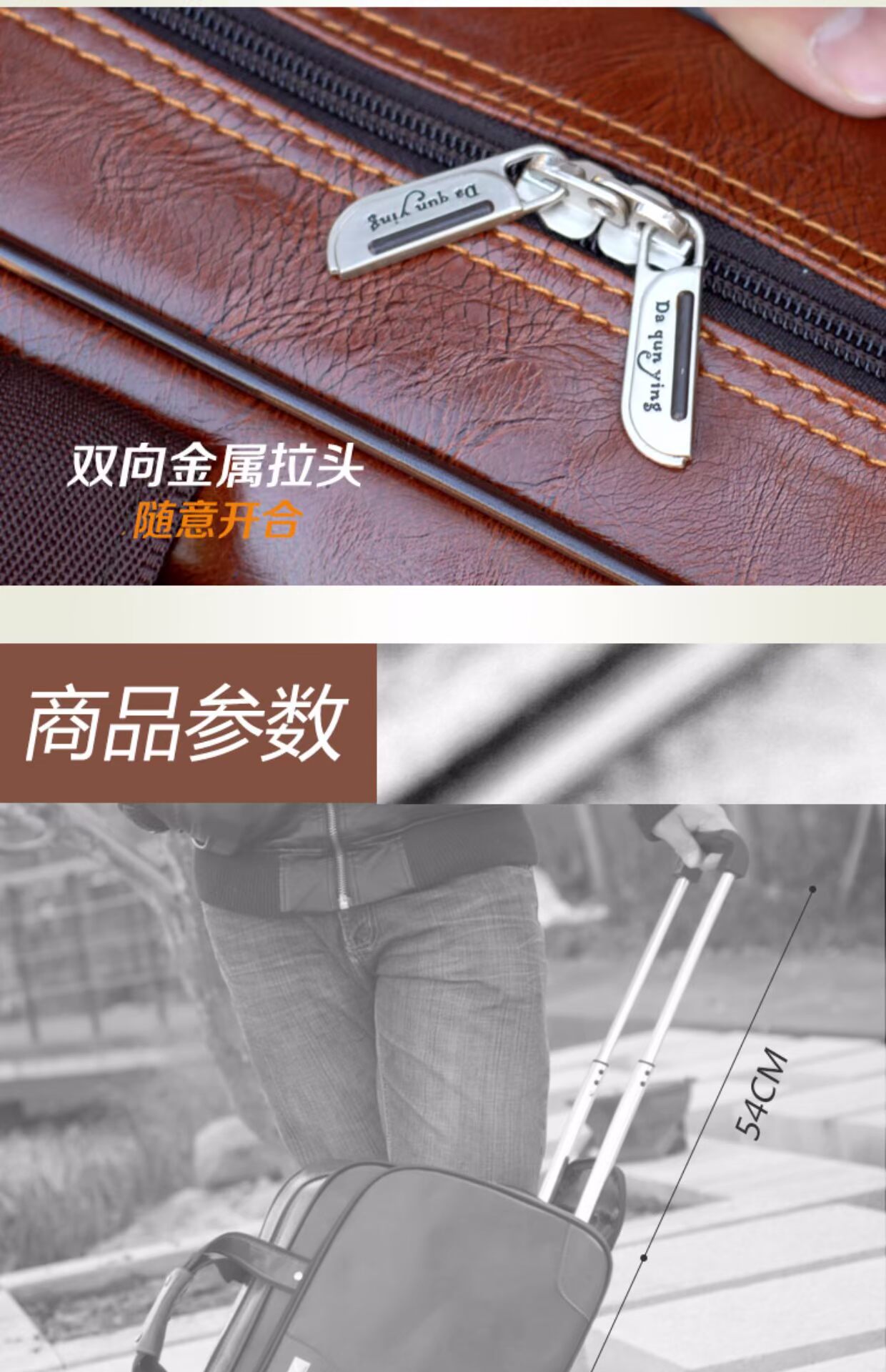 Unisex kinh doanh xe đẩy di động túi du lịch ngắn vali khoảng cách xe đẩy hành lý vali túi xách tay vali kéo trẻ em