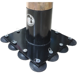 Guangzhou Xiangpai Wing Chun Dummy Stand Accessories Suction Cup Base Steel Plate Large Iron Plate Martial Arts Floor-Standing Mobile Weighted Base