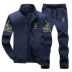 Mùa thu và mùa đông cotton thể thao và giải trí phù hợp với nam áo len trùm đầu áo hoodie thanh niên học sinh trung học bộ thể thao nữ adidas Thể thao sau