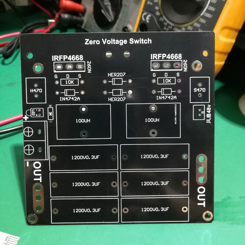 1000W ZVS high frequency induction heating machine quenching tapless zvs kit DIY