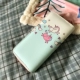 Phim hoạt hình Nhật Bản nhỏ xinh dễ thương kỳ lân dài ví Harajuku mềm em gái sinh viên ví cầm tay ví da