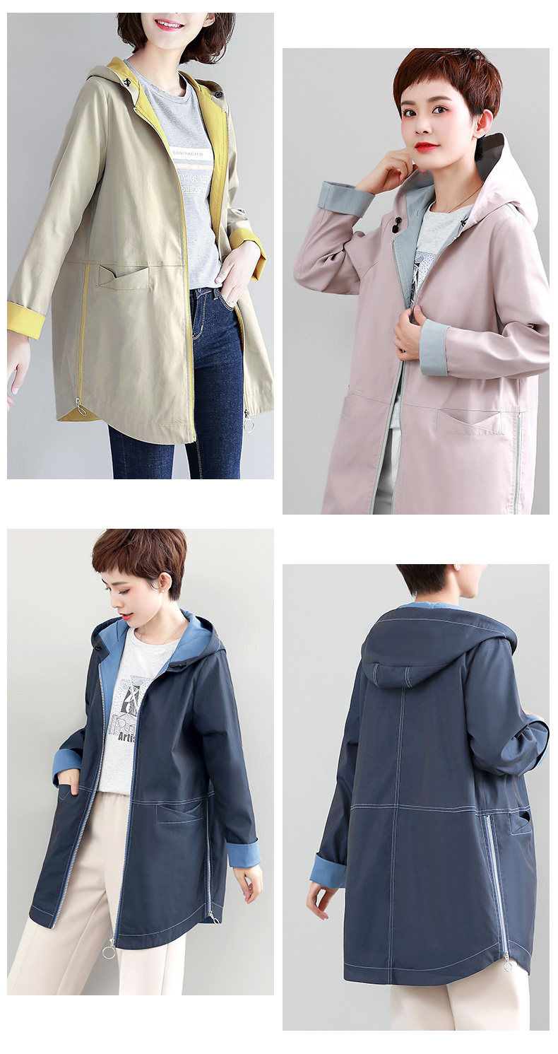 Trench pour femme DKCHENPIN en Polyester - Ref 3227444 Image 15