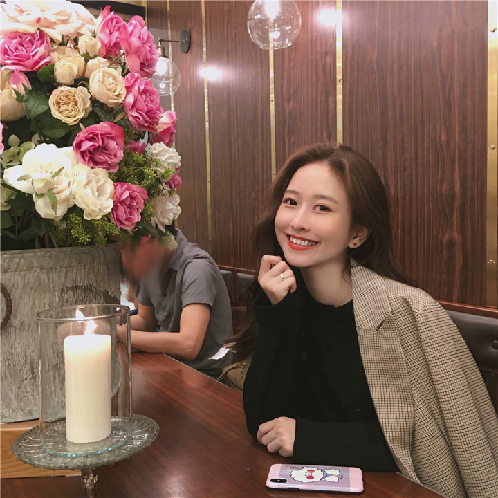 Hoàn thành ROUWANBABY180904 retro và kẻ sọc da vui tươi phù hợp với áo khoác nữ mùa thu 2018 mới shop đồ nữ