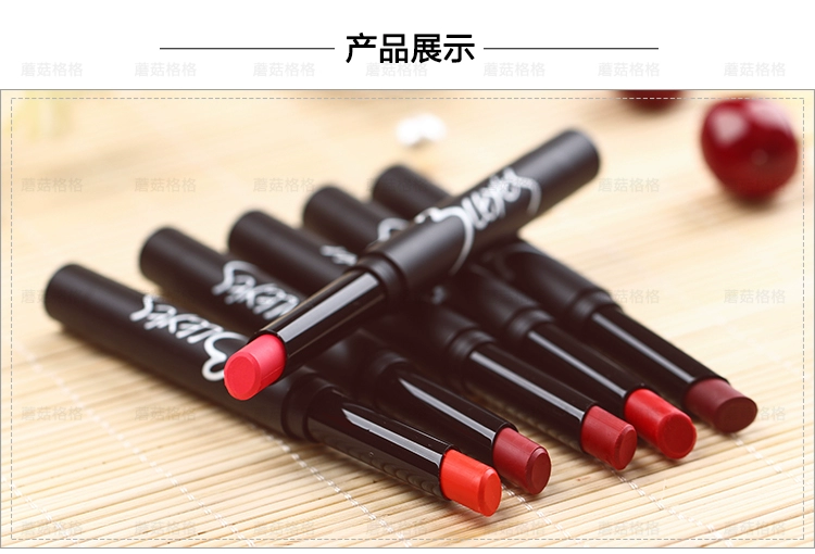 Hàn quốc Xoay Son Môi Son Môi Dì Màu Đậu Nành Đậu Dán Red Lasting Giữ Ẩm Cắn Lip Trang Điểm Chính Hãng