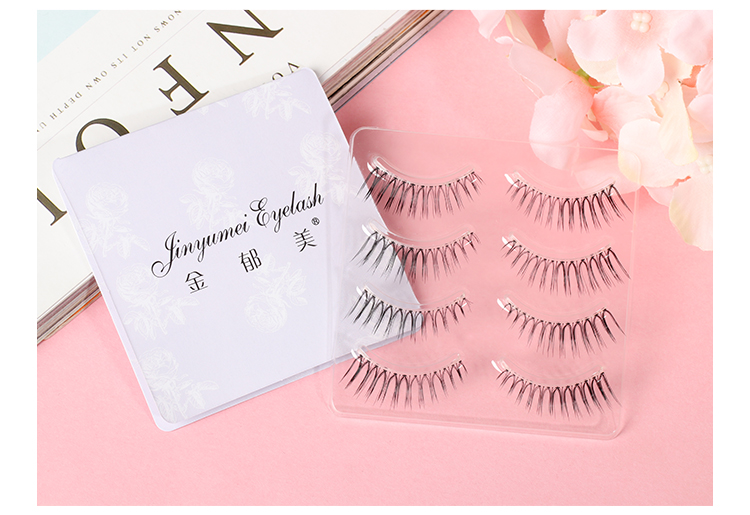 Net red không nhấp nháy không khí lashes Nhật Bản lông mi giả mô phỏng tự nhiên dày và mỏng Yan sinh viên lông mi M02