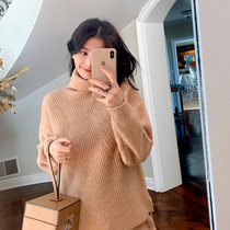 Big Xi homemade sweater set 2019 autumn and winter New Korean version of temperament foreign style knitted skirt fashion two-piece set