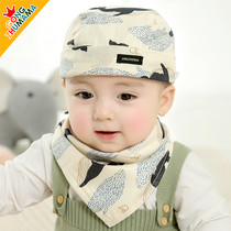Baby hat spring and autumn thin section mens and womens baby pure cotton newborn headscarf Pirate hat melon skin landlord hat spring and summer