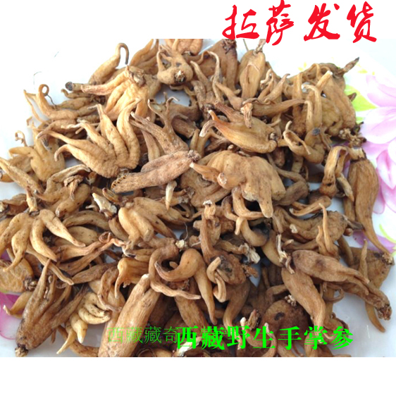 Tibetan selected wild palm Ginseng Buddha Hand Ginseng Lulang Stone pot chicken ingredients stew a must 100g