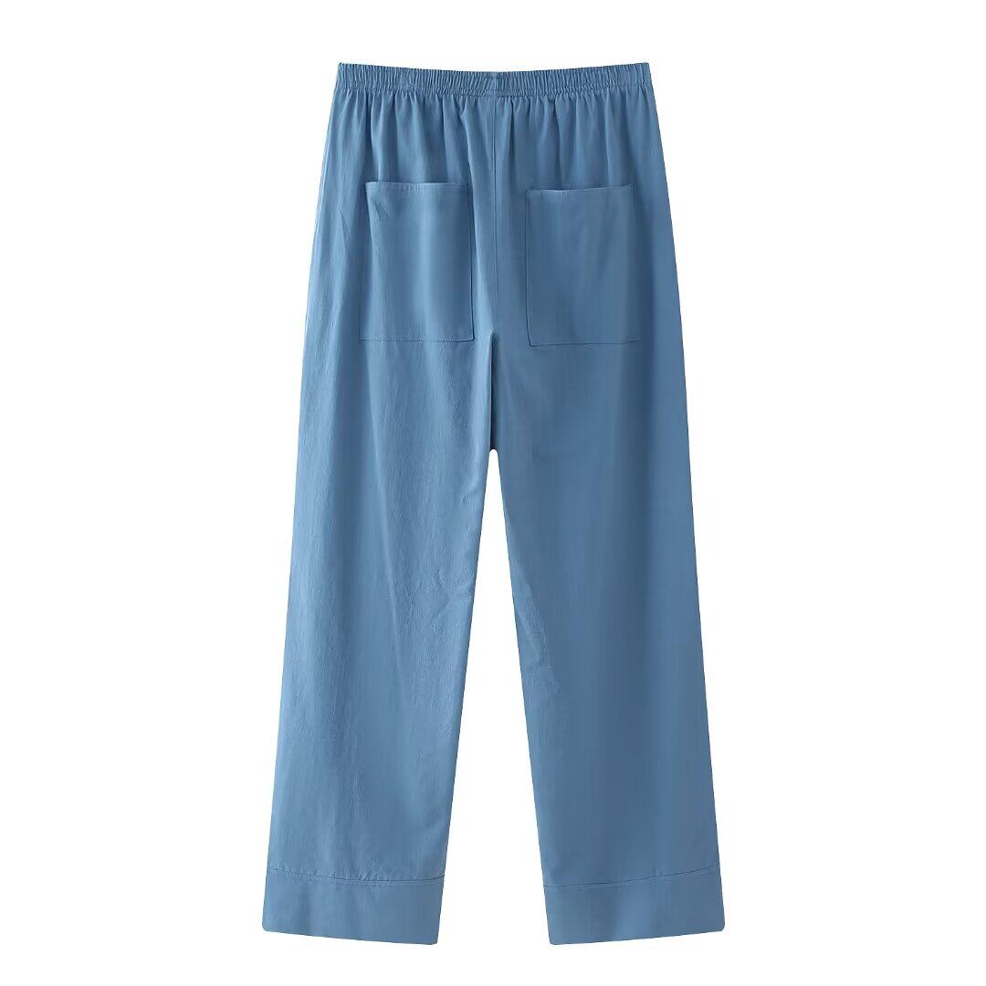 Стильные костюмы kaslead 新款 女装 欧美风双襟和服式外衣休闲裤 5427743 5427431