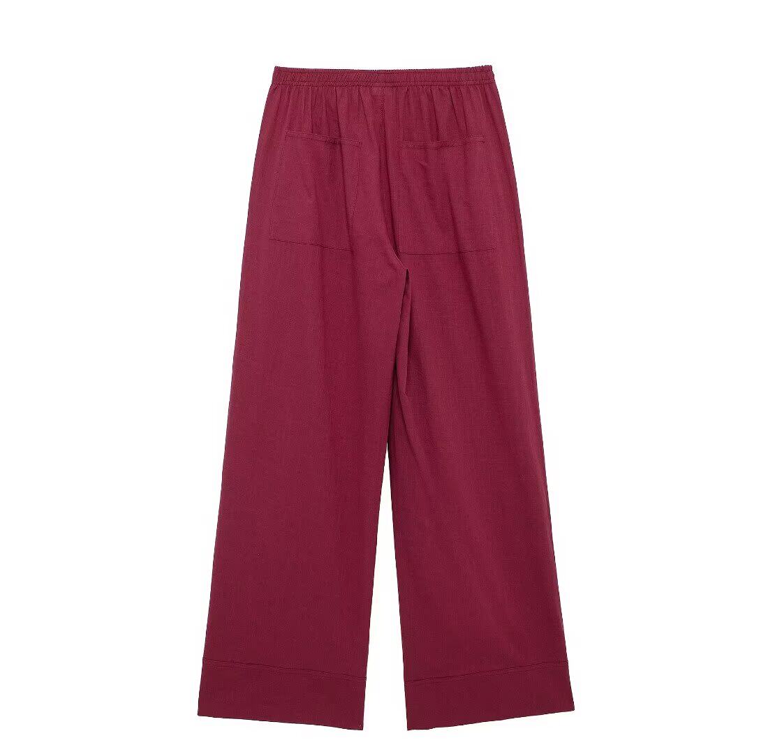 Стильные костюмы kaslead 新款 女装 欧美风双襟和服式外衣休闲裤 5427743 5427431