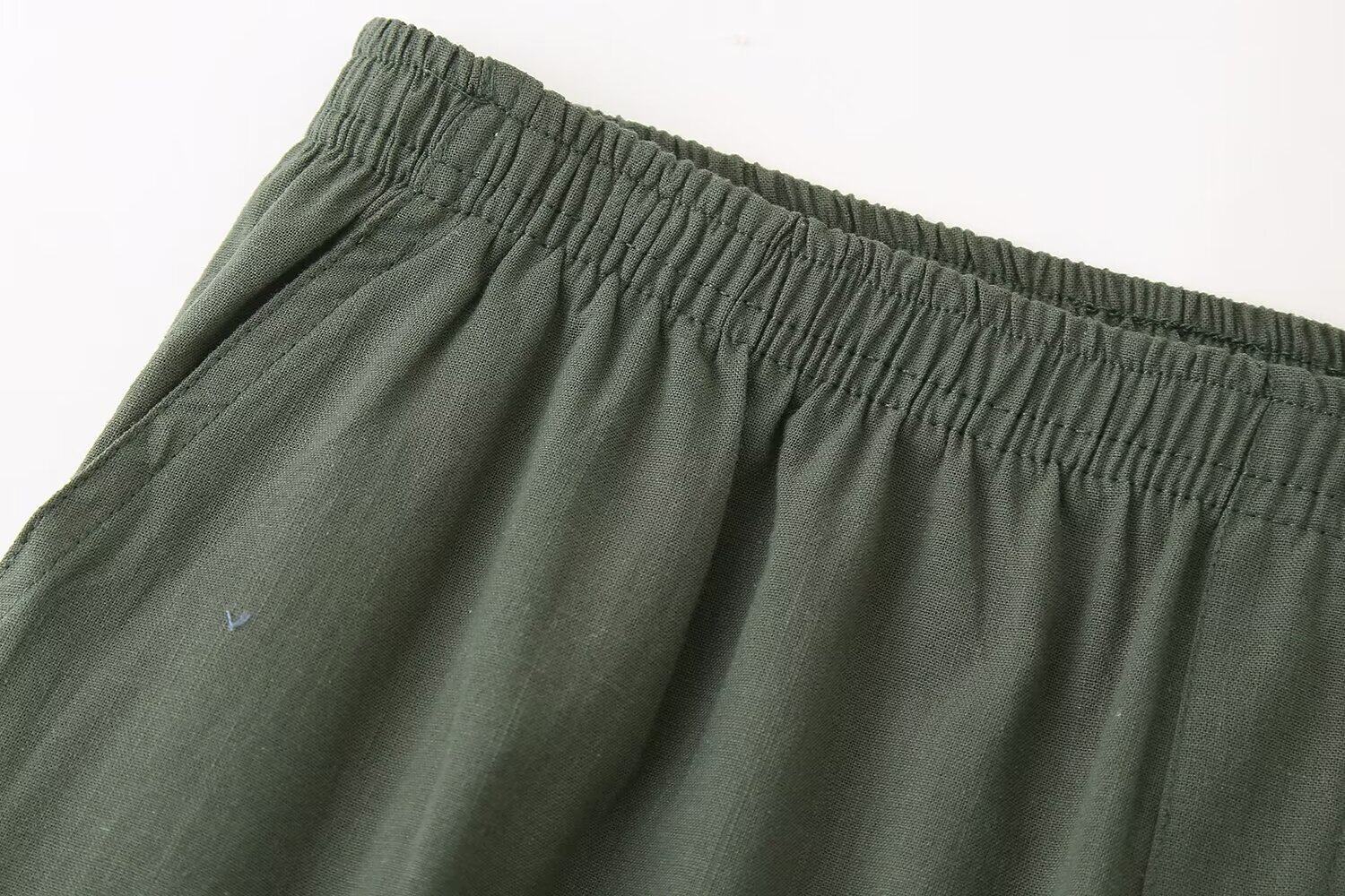 Стильные костюмы kaslead 新款 女装 欧美风双襟和服式外衣休闲裤 5427743 5427431