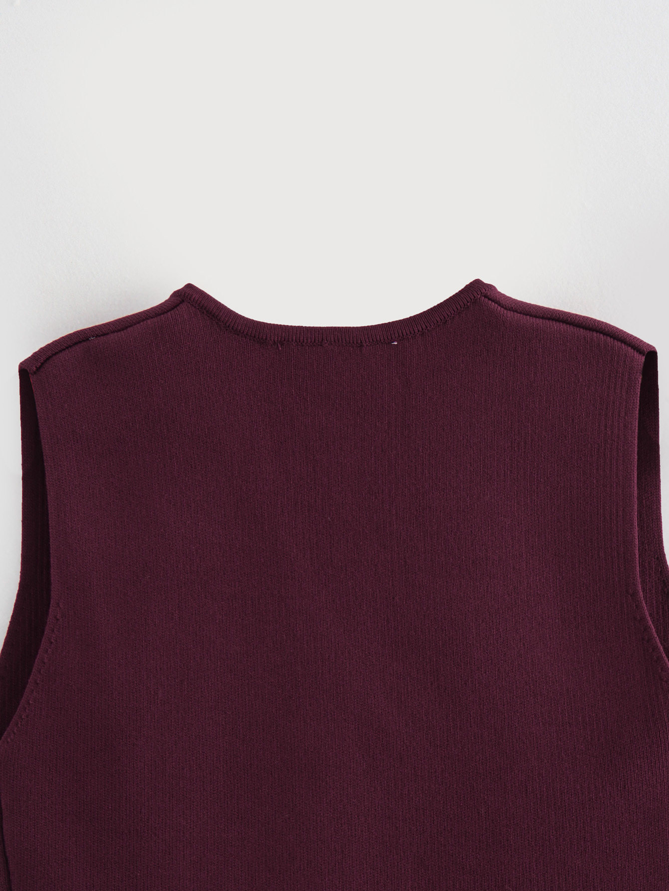 Женская жилетка kaslead 新款 女装 欧美风时尚简约金色纽扣饰针织背心式上衣