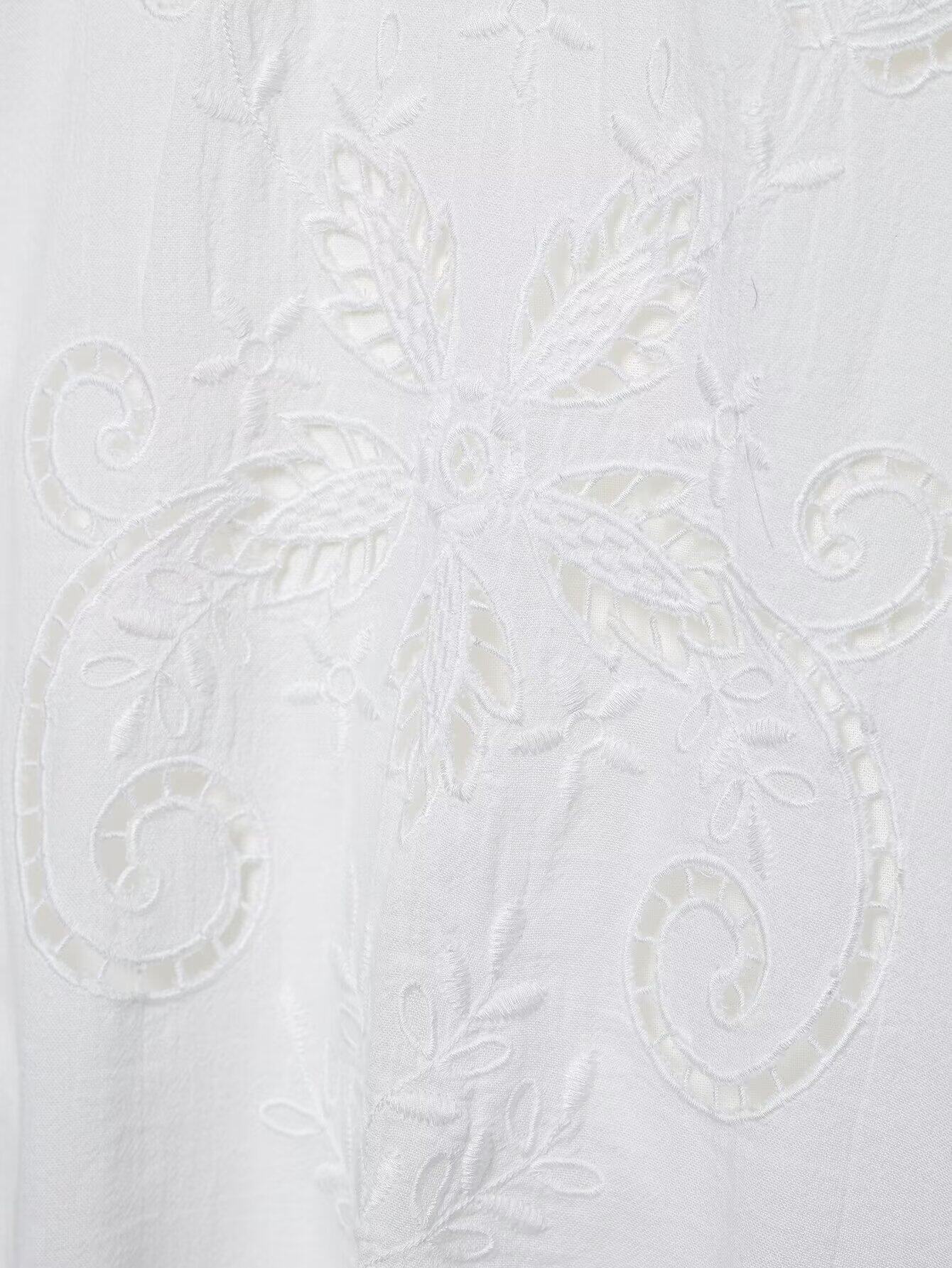 Стильные костюмы kaslead 新款 女装 欧美风刺绣镂空上衣半身裙裤 5107051 4786059