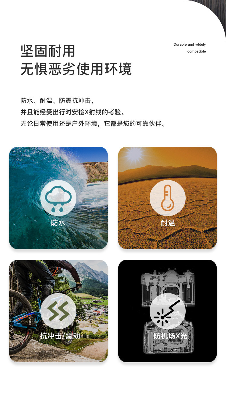 金士顿128G内存卡 数码相机存储卡4K微单反摄像机高速读取170MB/s