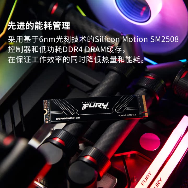 SSD накопитель Kingston FURY Renegade G5 M.2 NVMe PCIe 5.0 x4