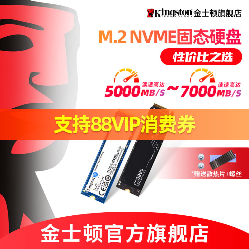 キングストン NV2 公式純正 NV3 ソリッド ステート ドライブ 1T/2T デスクトップ NVMe ノートブック SSD ゲーム PS5