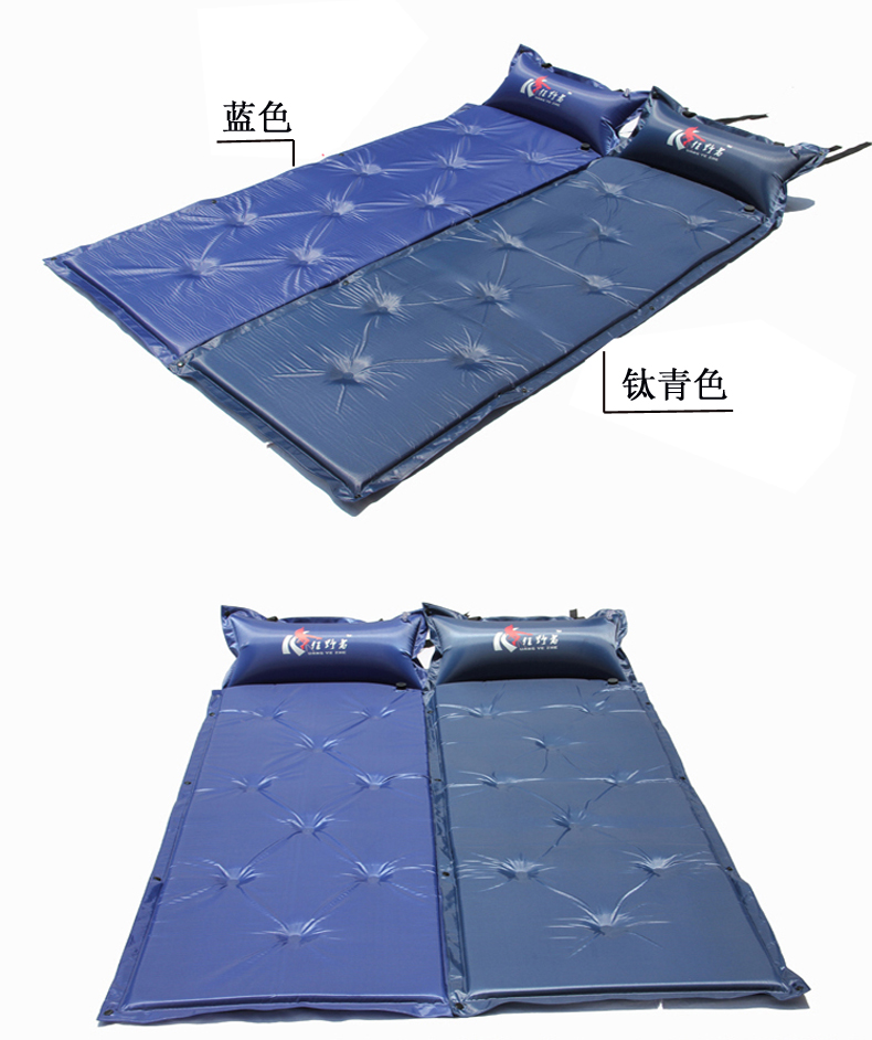 Hoang dã người yêu lều ngoài trời pad tự động bơm hơi đệm dày hơn nối nối giữ ẩm pad - Thảm chống ẩm / Mat / Gối xốp lót sàn