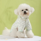 Одежда для щенков, щенок, Бишон Фризе, Померанский шпиц, маленькая собака, домашнее животное, лето, тонкий, свежий, ретро, маленький чеонгсам