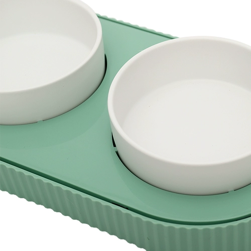 Керамическая двойная миска для домашних животных Teddy, корм для собак и резервуар для воды, закуски для котят и защита от воды, миска для риса шейного позвонка