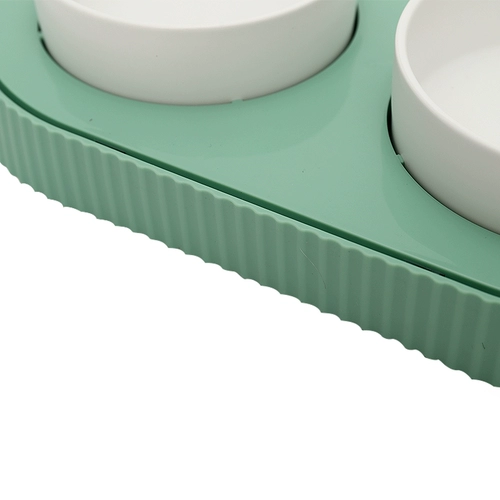 Керамическая двойная миска для домашних животных Teddy, корм для собак и резервуар для воды, закуски для котят и защита от воды, миска для риса шейного позвонка