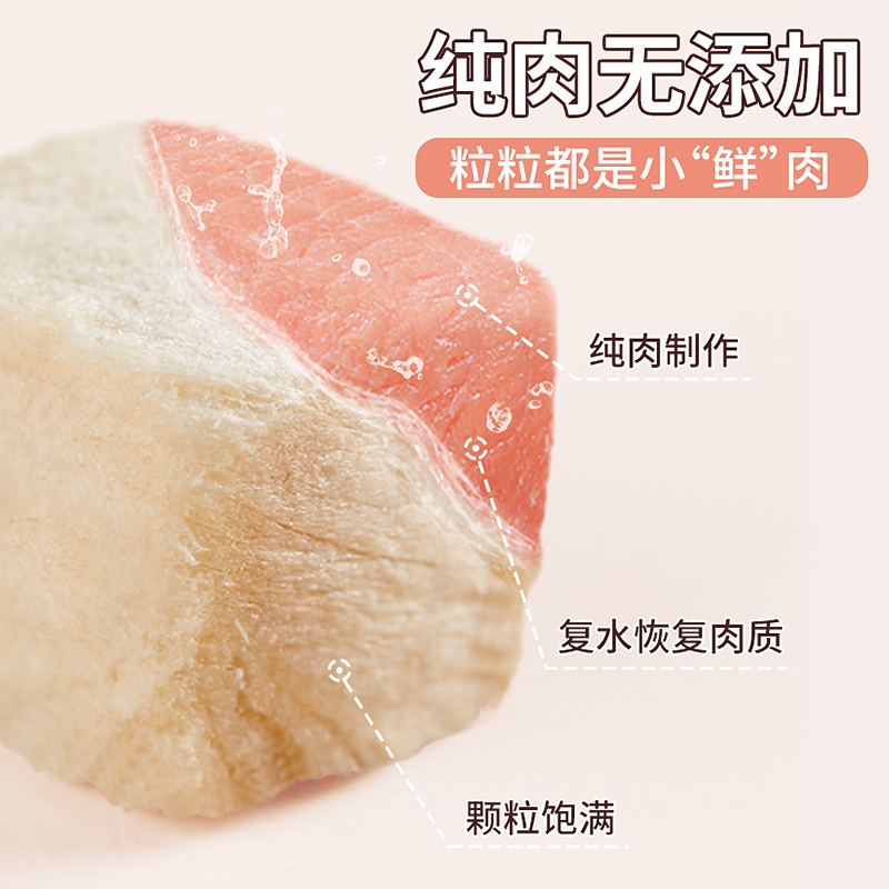 朗诺冻干生骨肉：猫咪零食新宠，鸡胸肉鸡脖子鹌鹑，成幼猫都爱的营养磨牙神器！