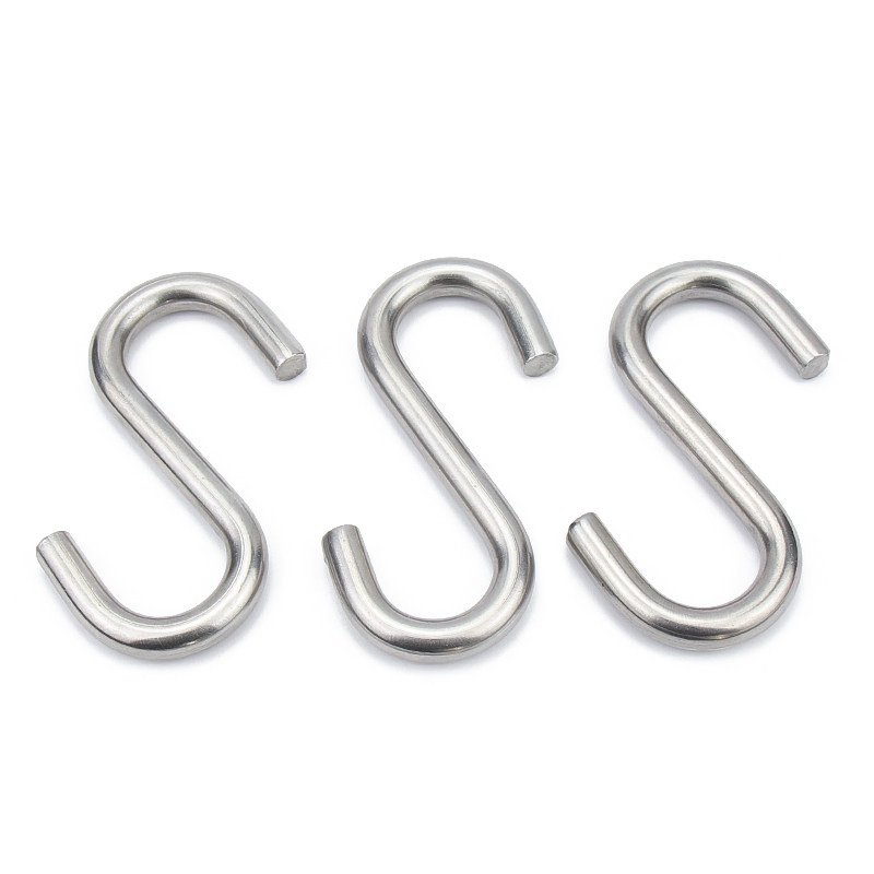 S hook 304 stainless steel S shaped hook S shaped hook S HOOK INDUSTRIAL HOOK CONVENIENT HOOK LOAD BEARING CUSTOMISATION-TAOBAO