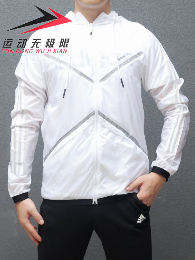 Áo khoác nam Adidas NEO áo khoác nam 2018 mùa thu mới thể thao và áo khoác trùm đầu giải trí DM4333 4335 áo khoác chống nước uniqlo