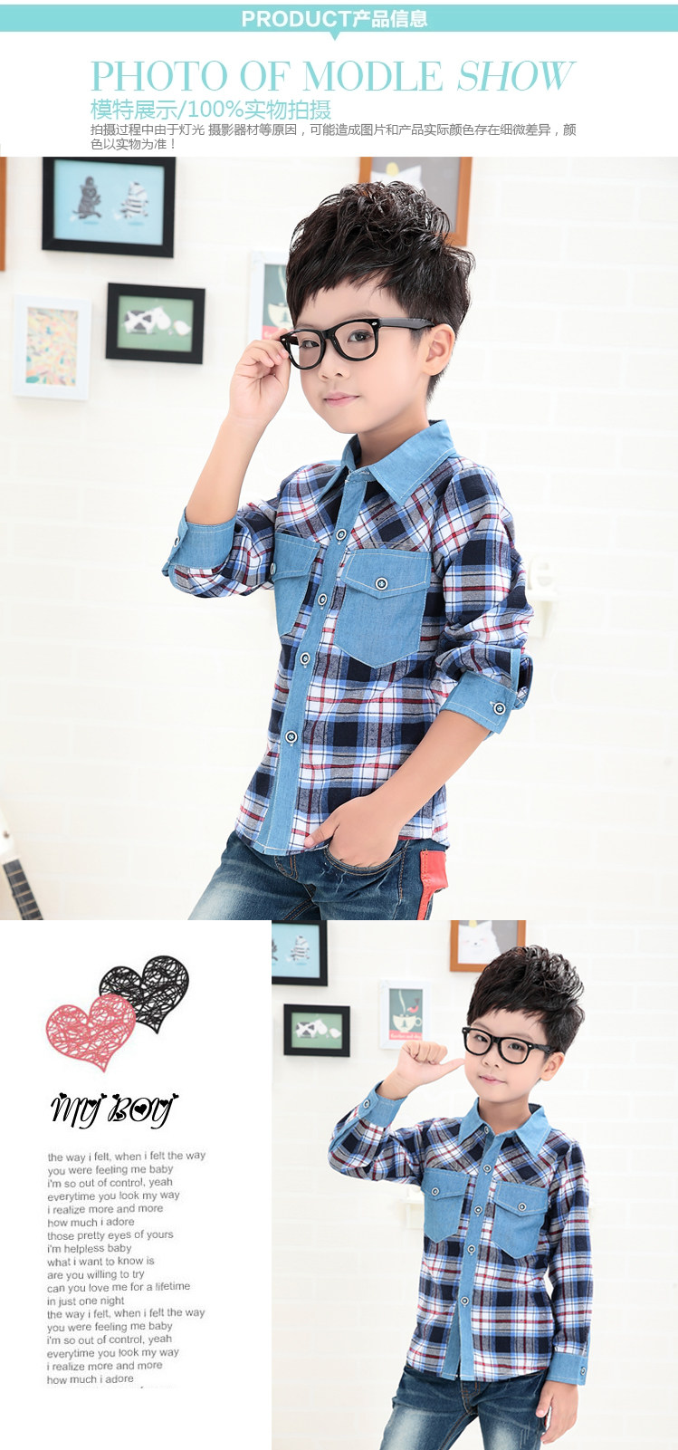 Chemise garcon à manche longue - Ref 2076396 Image 19