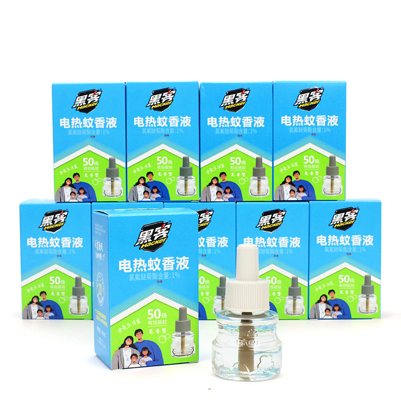 Hacker Electric Mosquito Repellent Liquid Mosquito Fragrance Mosquito Repellent Liquid Fragranceless 400 Hours 10 Bottles