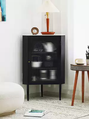 Modern designer light luxury storage triangle cabinet simple modern corner cabinet Corner Corner home corner storage corner corner cabinet