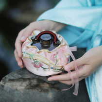 Mrs. Jin Original (Jiao Lan) Tangs cloth cover Hanfu accessories cos props simulation Silk