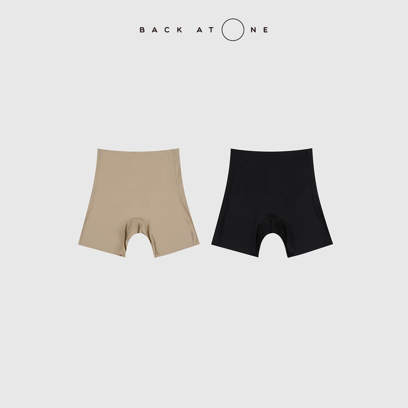 Backatone “Naked Breath” Ultra-Fine Yarn Shaping High-Elastic Seamless Safety Shorts Mid-Waist Leggings for Women