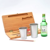 Портативный бокал из нержавеющей стали для кемпинга, нержавеющая сталь AISI 304