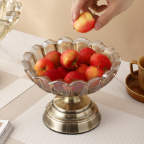 (Baroque home) Real paid gold is filled with RMB699  glass fruit pan 1
