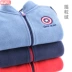 Disney trẻ em áo vest bé trai áo gi lê ghi lê trẻ em lông cừu cực lông cừu bên trong và bên ngoài mặc áo vest mùa xuân và mùa thu cho bé - Áo ghi lê