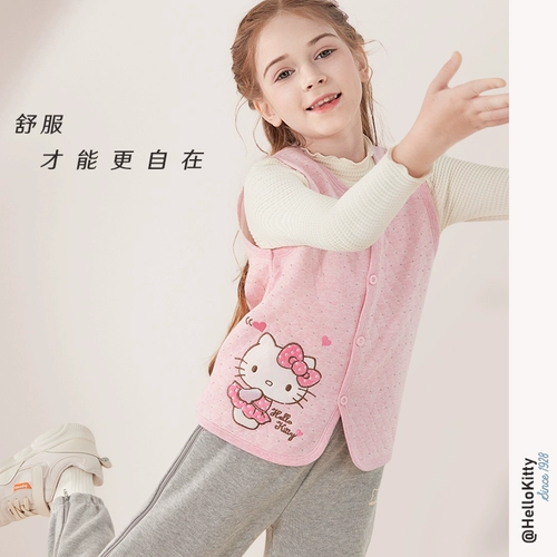 Детский осенний хлопковый зимний базовый жилет, детская одежда