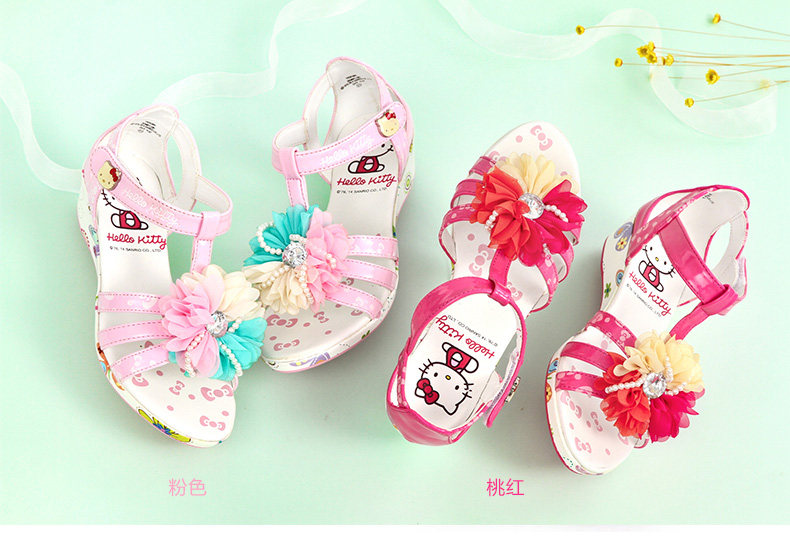 Chaussures enfants en autre HELLO KITTY orteil totem pour été - Ref 1039209 Image 7