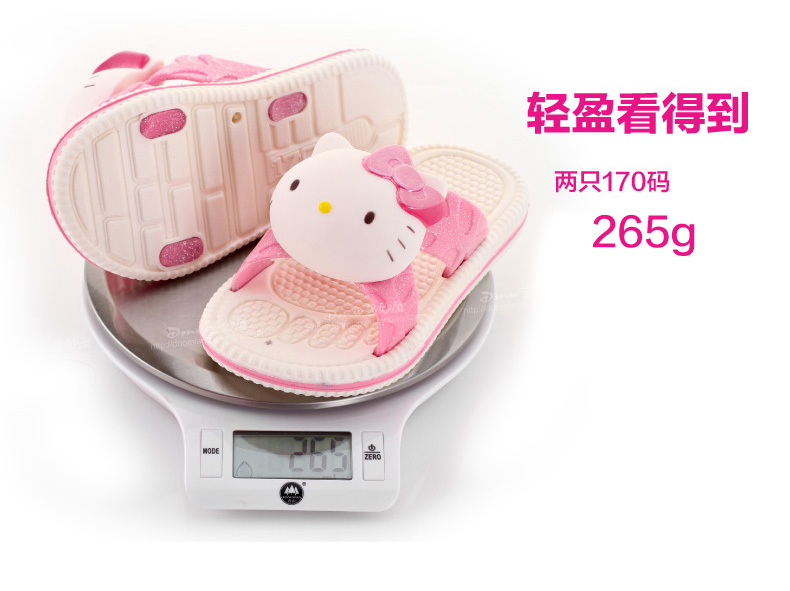 Chaussons enfants en autre HELLO KITTY pour été - semelle autre - Ref 1006828 Image 19