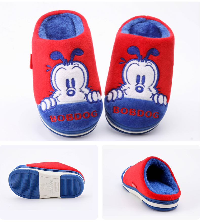 Pantoufles enfants en suède BOBDOG pour hiver - Ref 1015228 Image 23