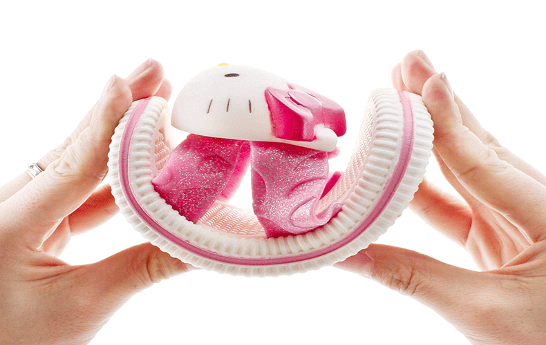 Chaussons enfants en autre HELLO KITTY pour été - semelle autre - Ref 1006828 Image 17