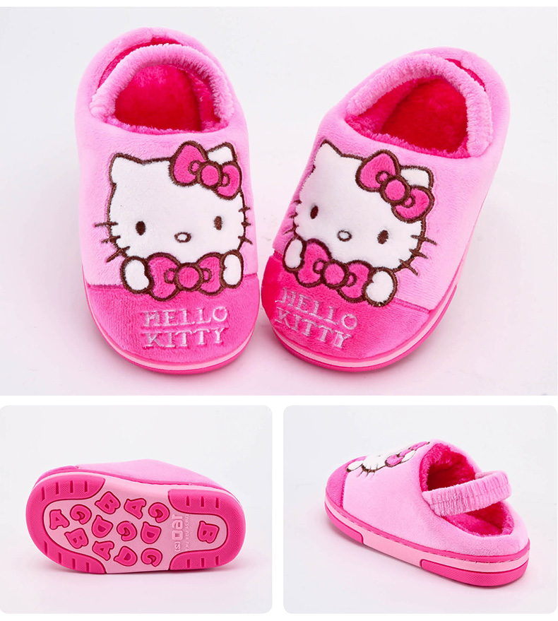 Chaussons enfants en suède HELLO KITTY pour hiver - Ref 1006077 Image 18