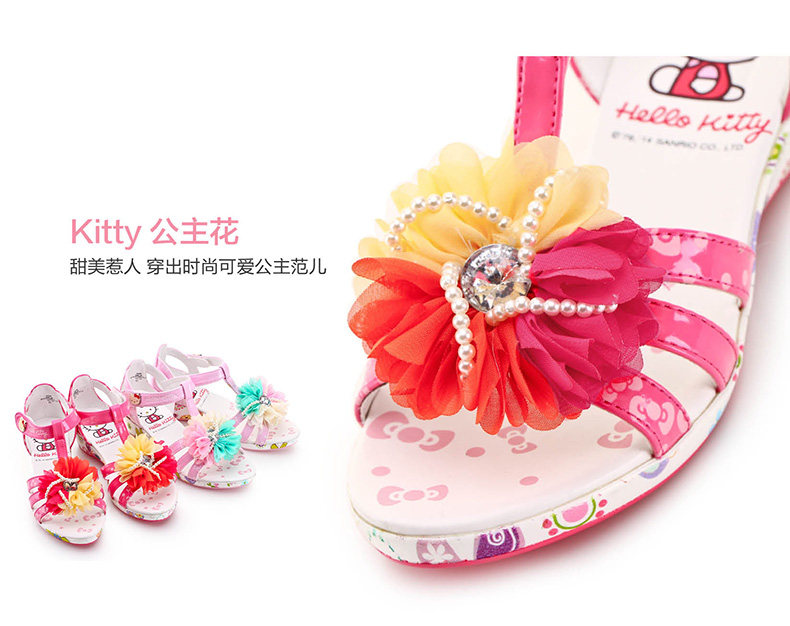 Chaussures enfants en autre HELLO KITTY orteil totem pour été - Ref 1039209 Image 14